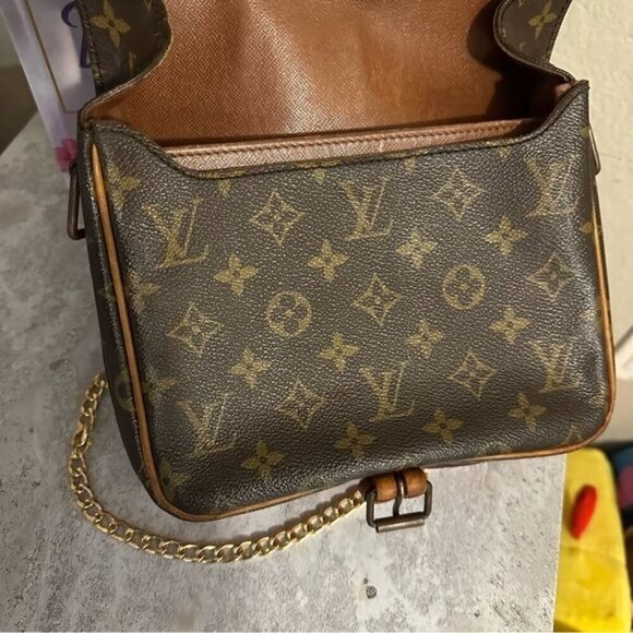 Louis Vuitton LV Monogram Cartouchière MM Vintage - Picture 8 of 16